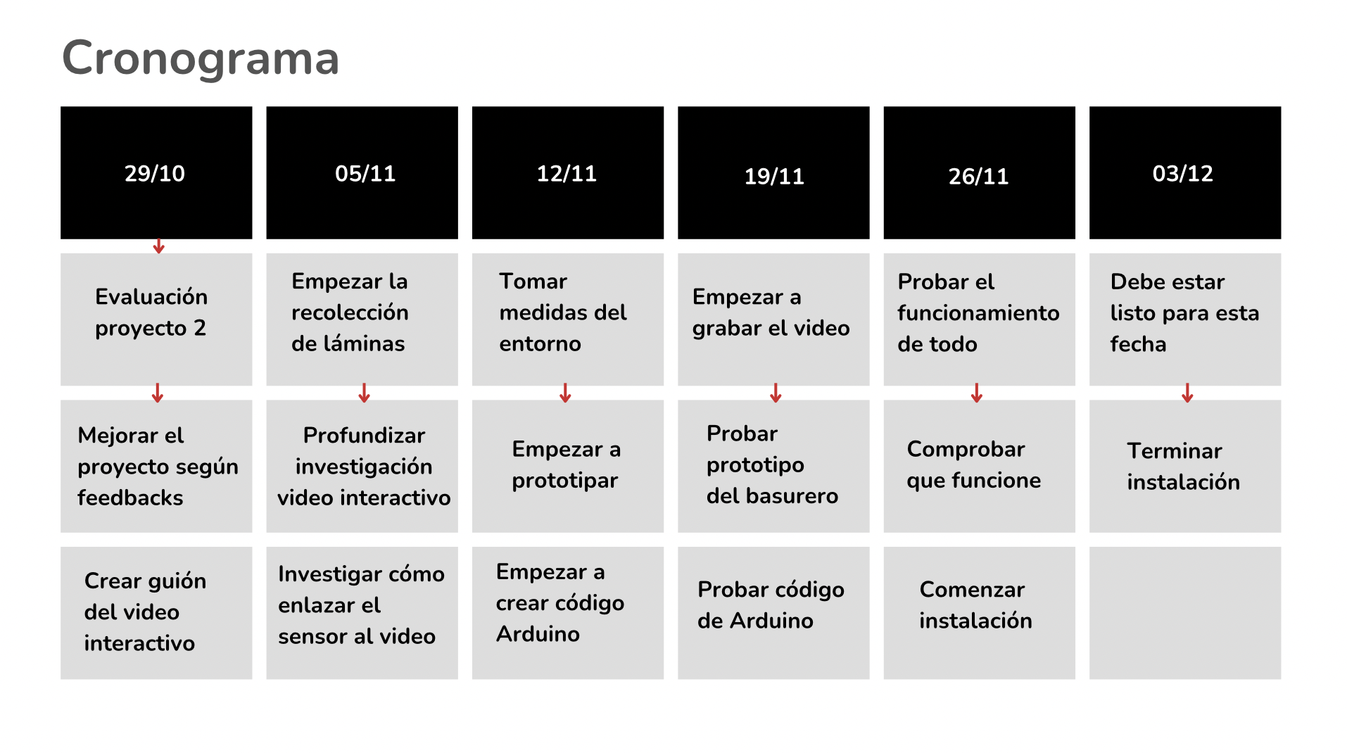 cronograma