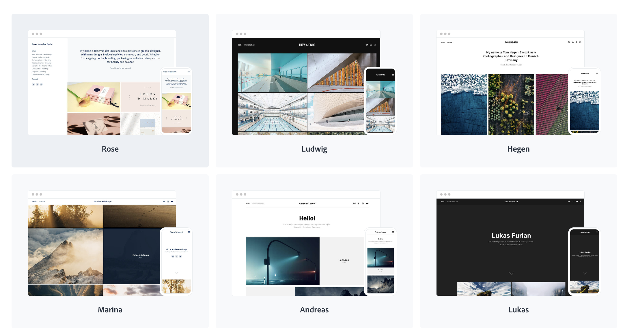 adobe portfolio